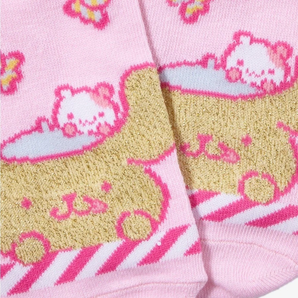 Sanrio Pompompurin Candy‎ Glitter Socks Hot Topic